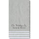 Silver Stripe Border Caspari Guest Towels Image 2 of 2